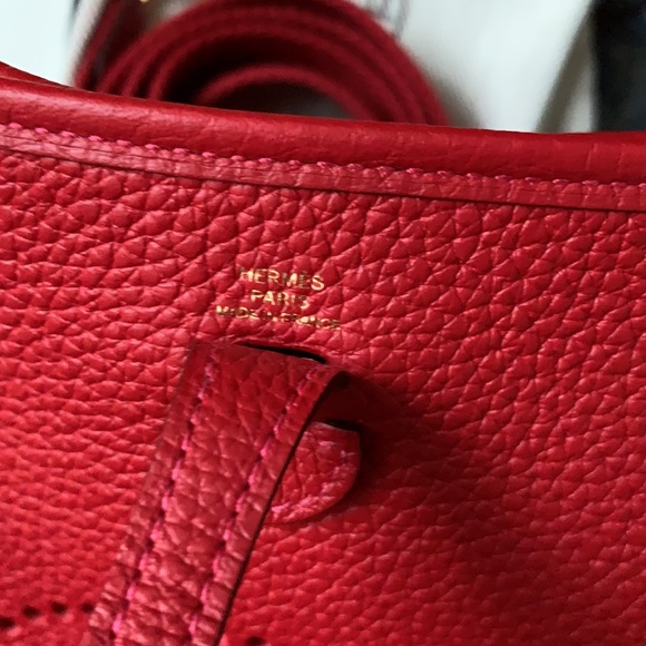 A112- 💯 % authentic Hermès 16 Amazone Bag ( Mini Evelyn) - Picture 9 of 14